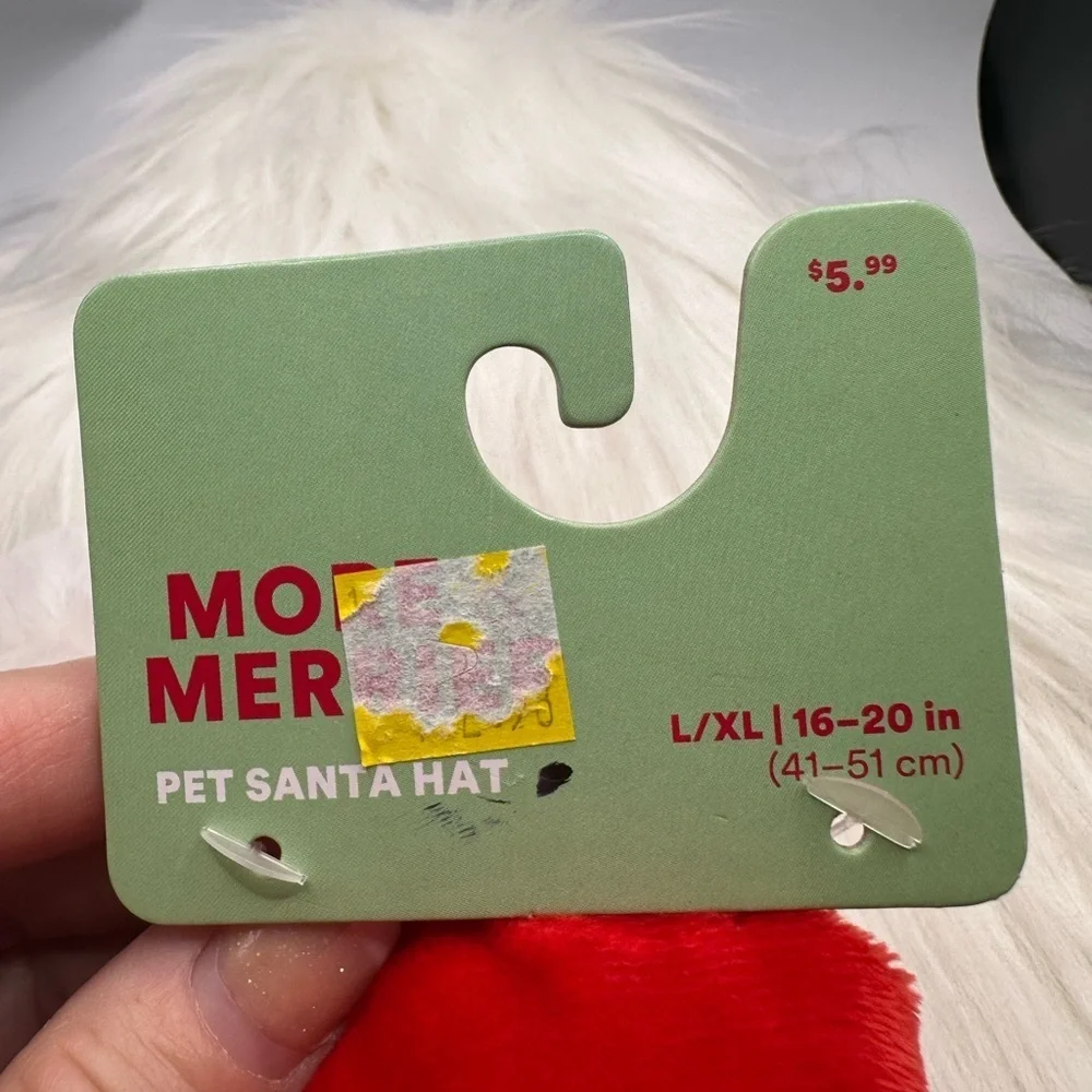 🩷5/$10 PET Red and White Santa Hat